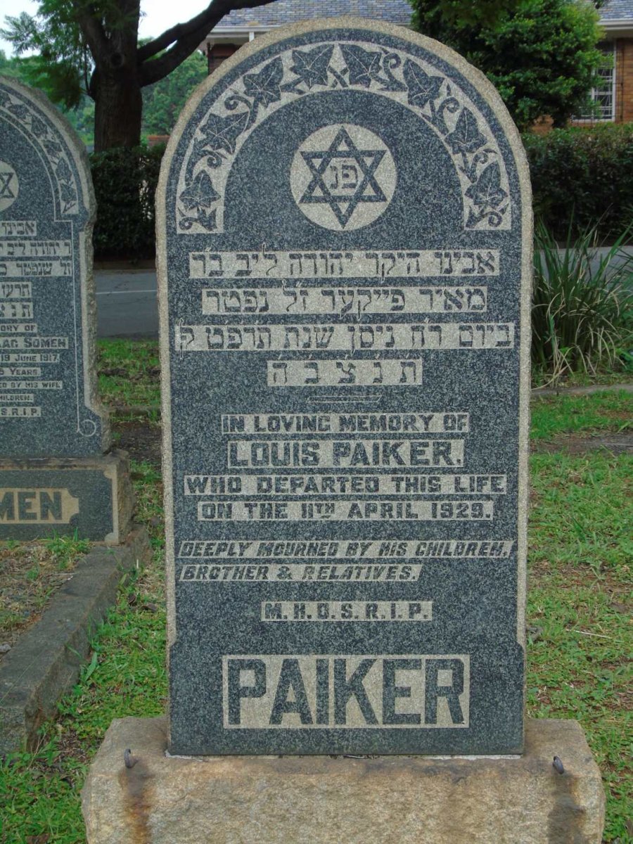 PAIKER Louis -1929