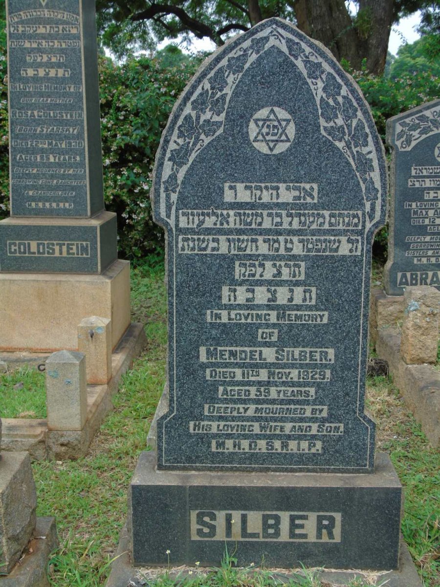 SILBER Mendel -1929