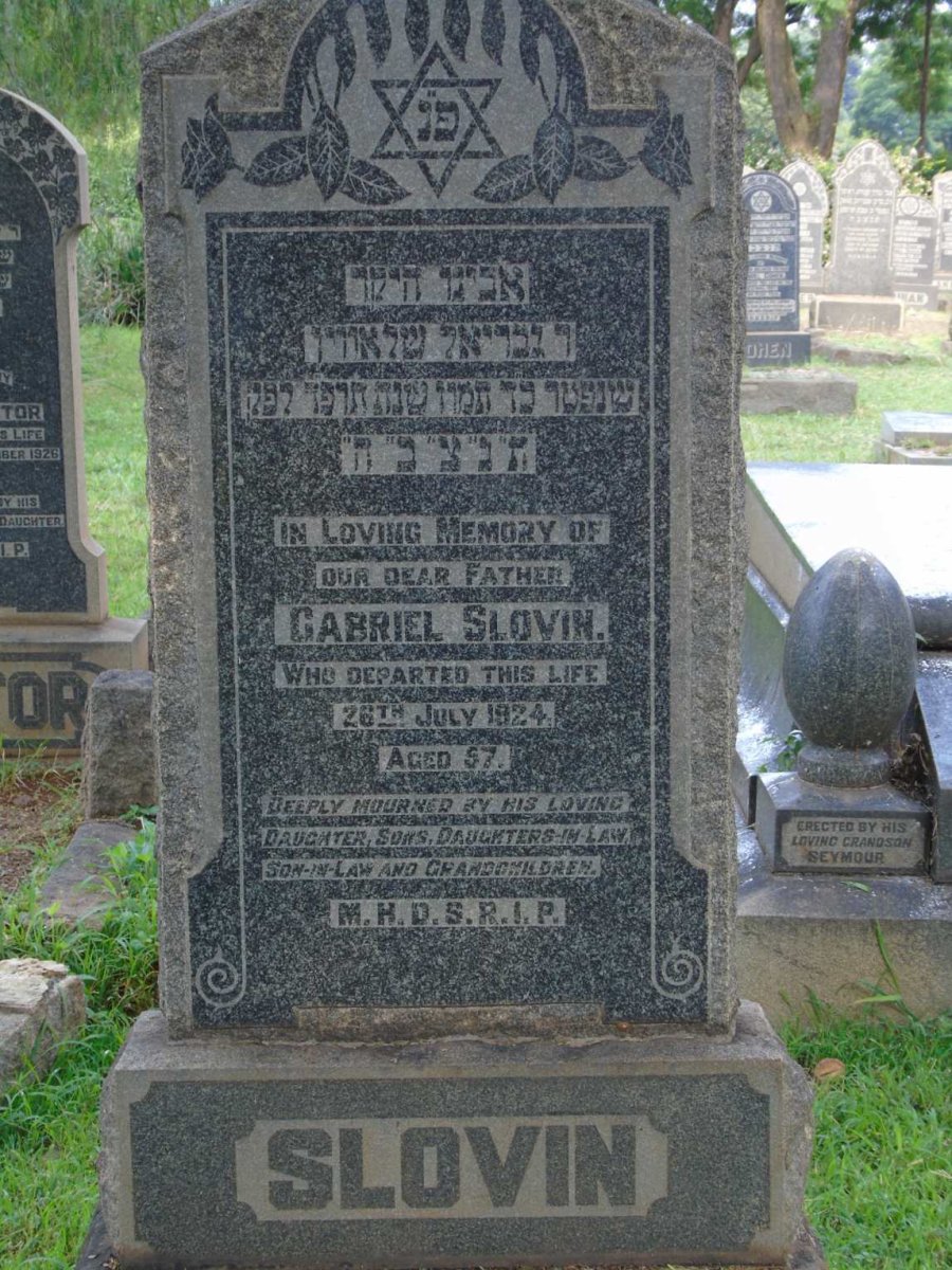 SLOVIN Gabriel -1924