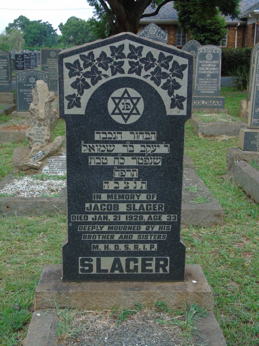 SLAGER Jacob -1928