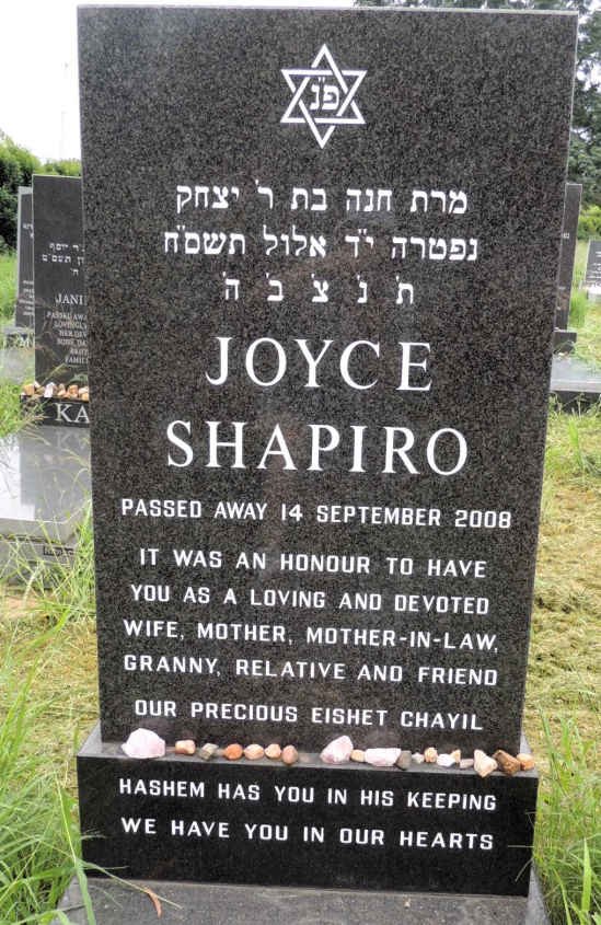 SHAPIRO Joyce -2008