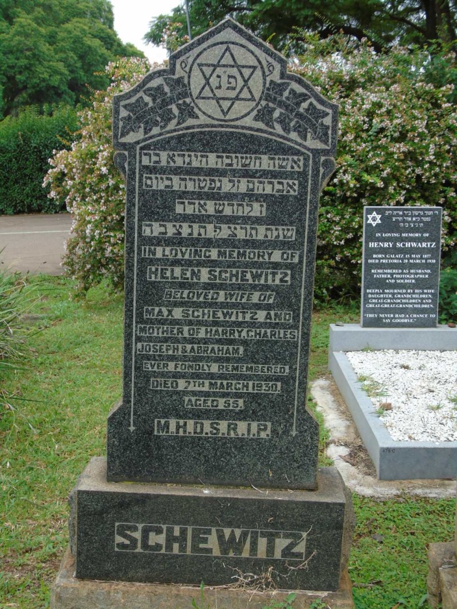 SCHEWITZ Helen -1930