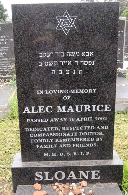 SLOANE Alec Maurice -2002