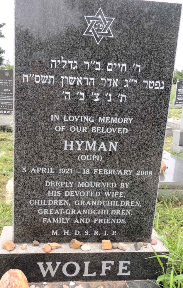 WOLFE Hyman 1921-2008