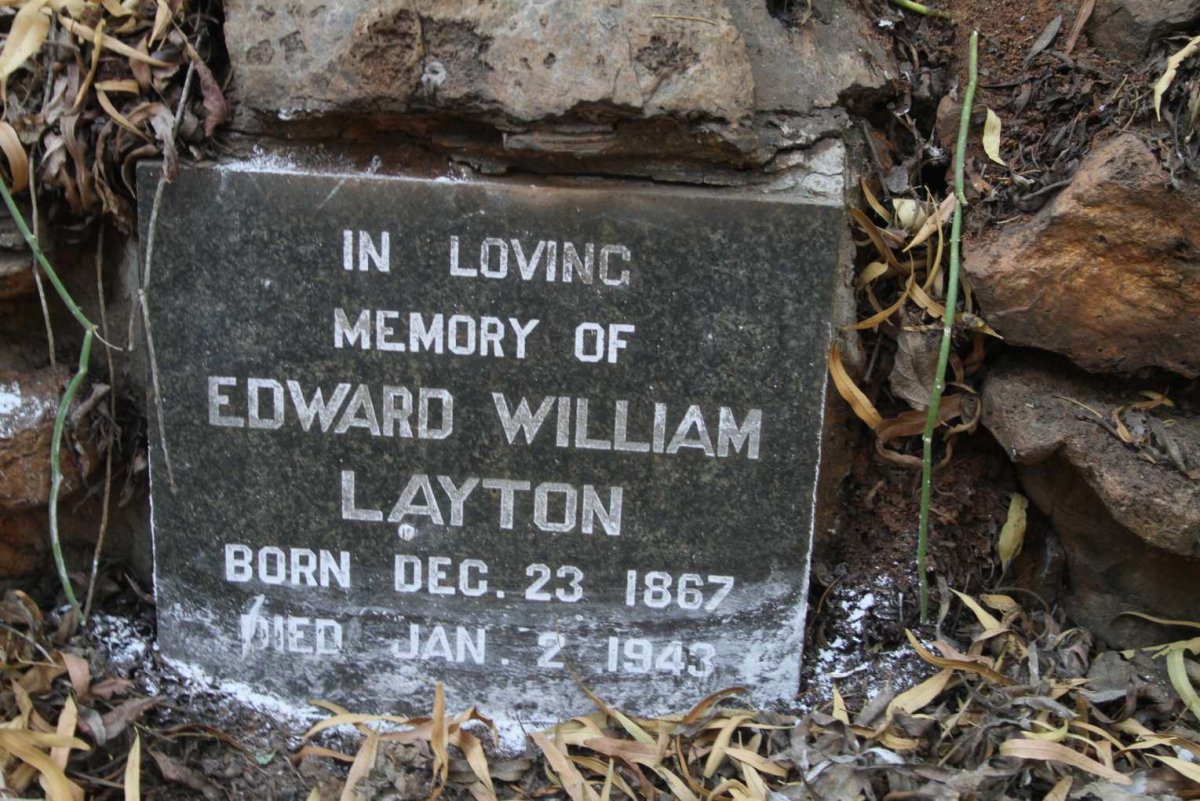 LAYTON Edward William 1867-1943