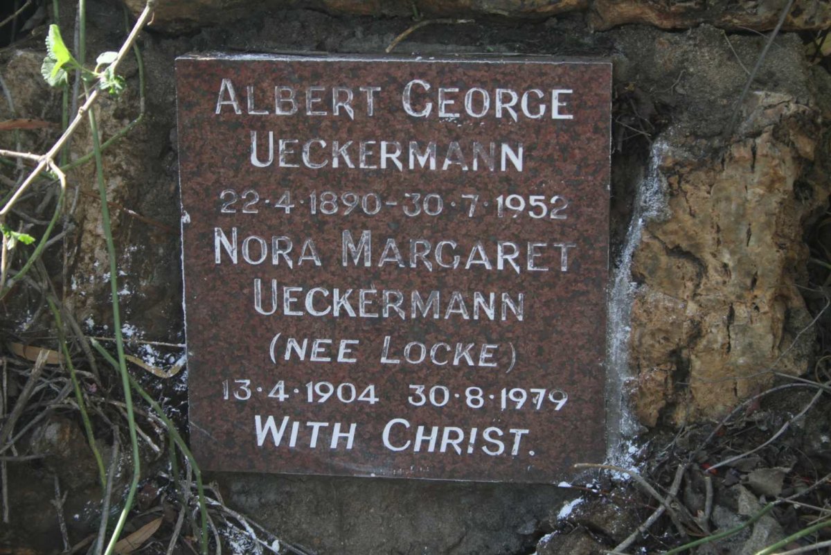 UECKERMANN Albert George 1890-1952 & Nora Margaret LOCKE 1904-1979