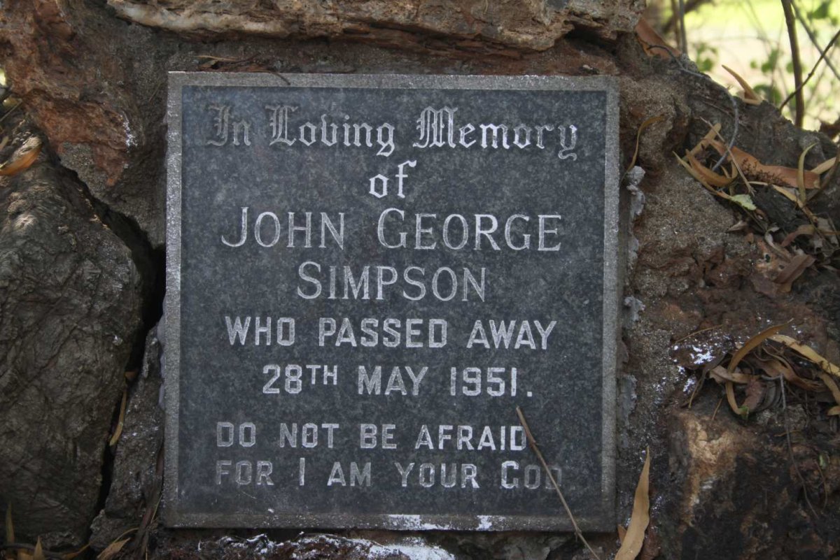 SIMPSON John George -1951