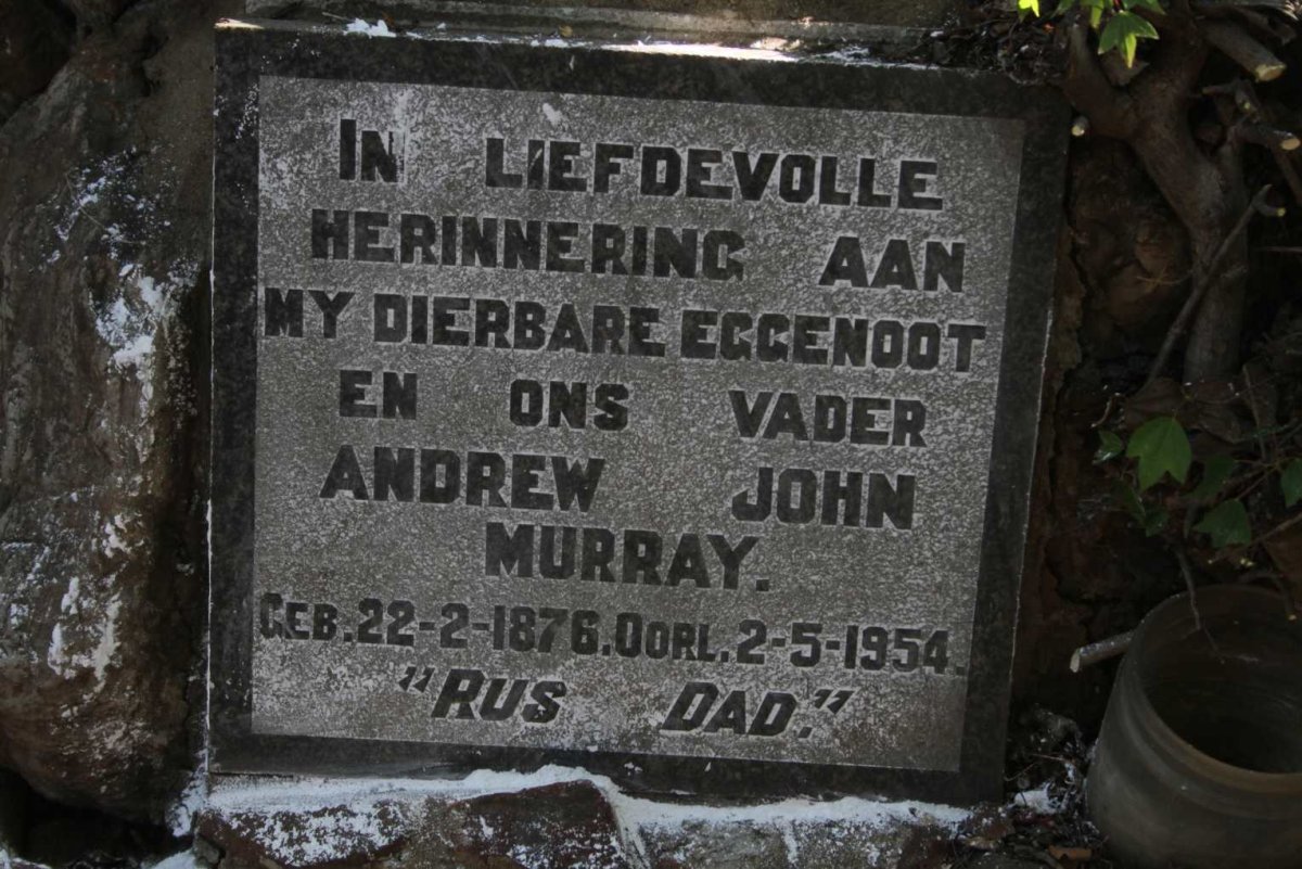 MURRAY Andrew John 1876-1954