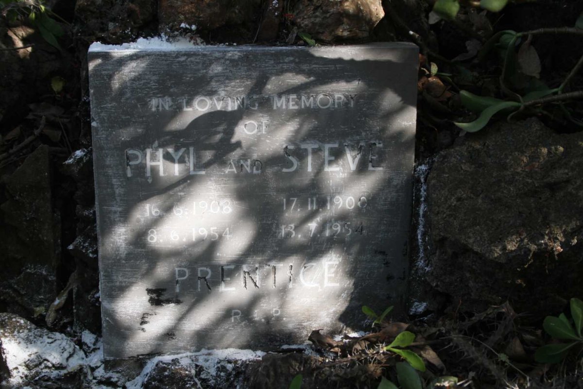 PRENTICE Steve 1900-1954 & Phyl 1908-1954