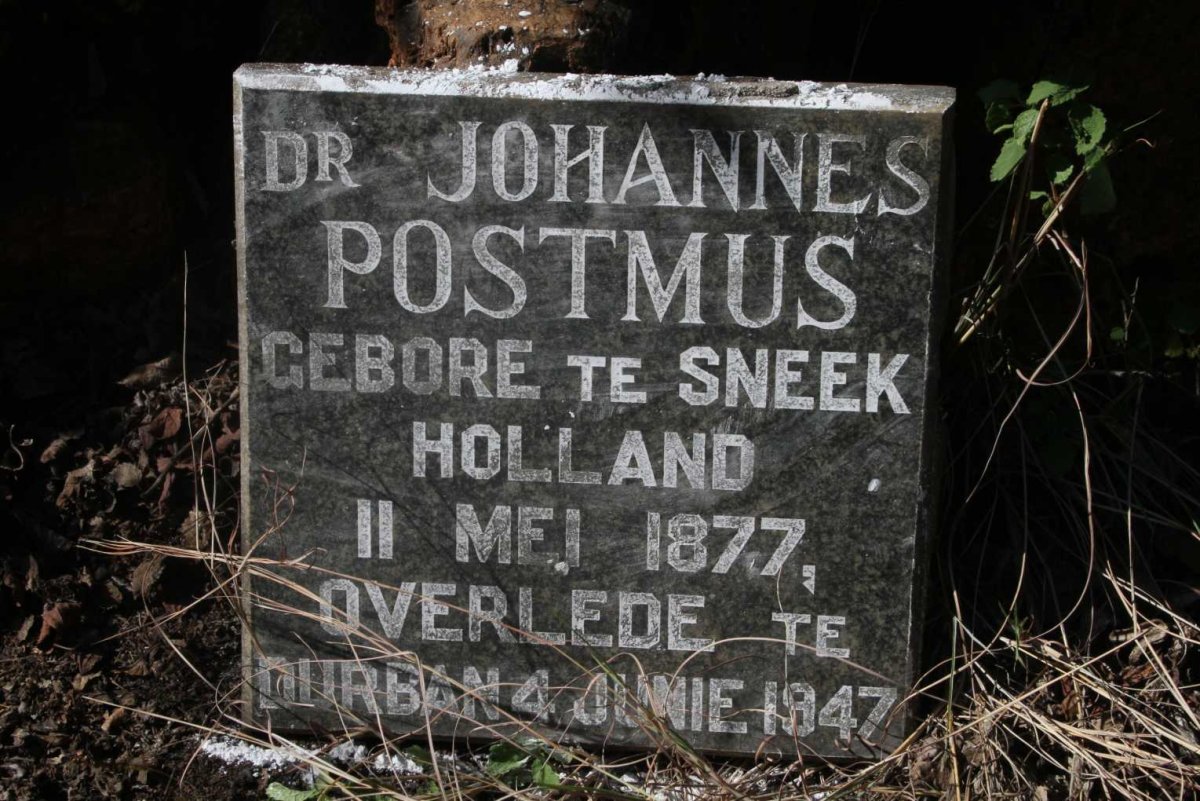 POSTMUS Johannes 1877-1947