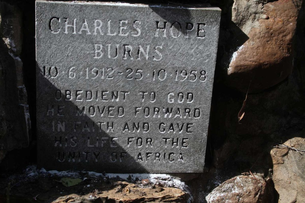BURNS Charles Hope 1912-1958