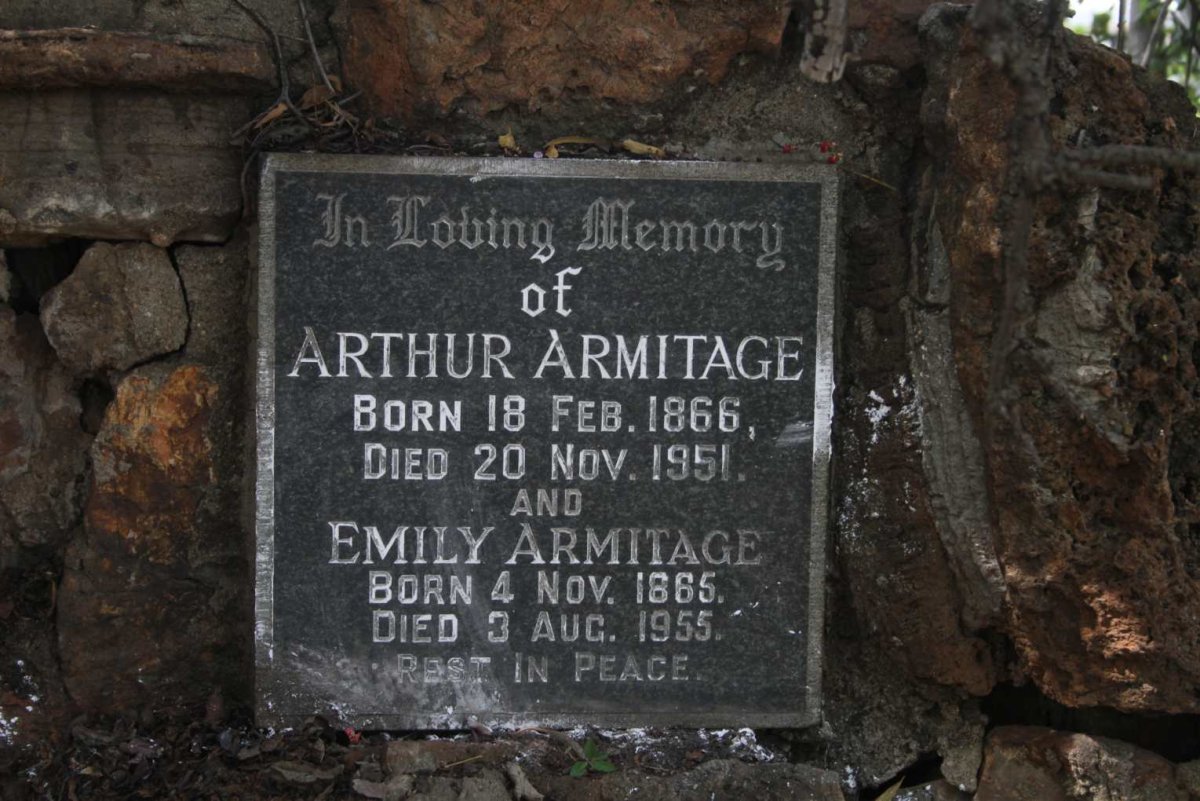 ARMITAGE Arthur 1866-1951 & Emily 1865-1955