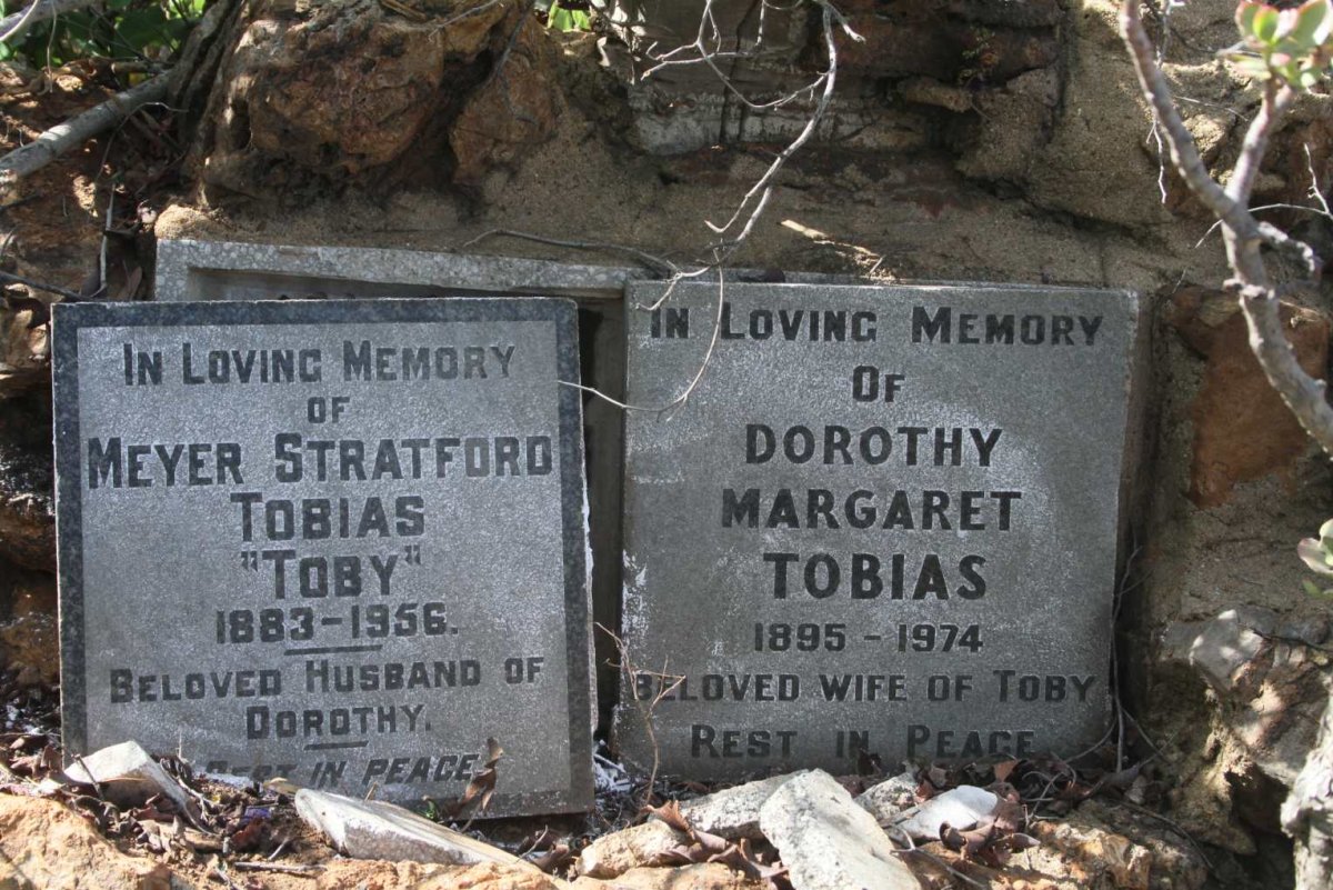 TOBIAS Meyer Stratford 1883-1956 :: TOBIAS Dorothy Margaret 1895-1974