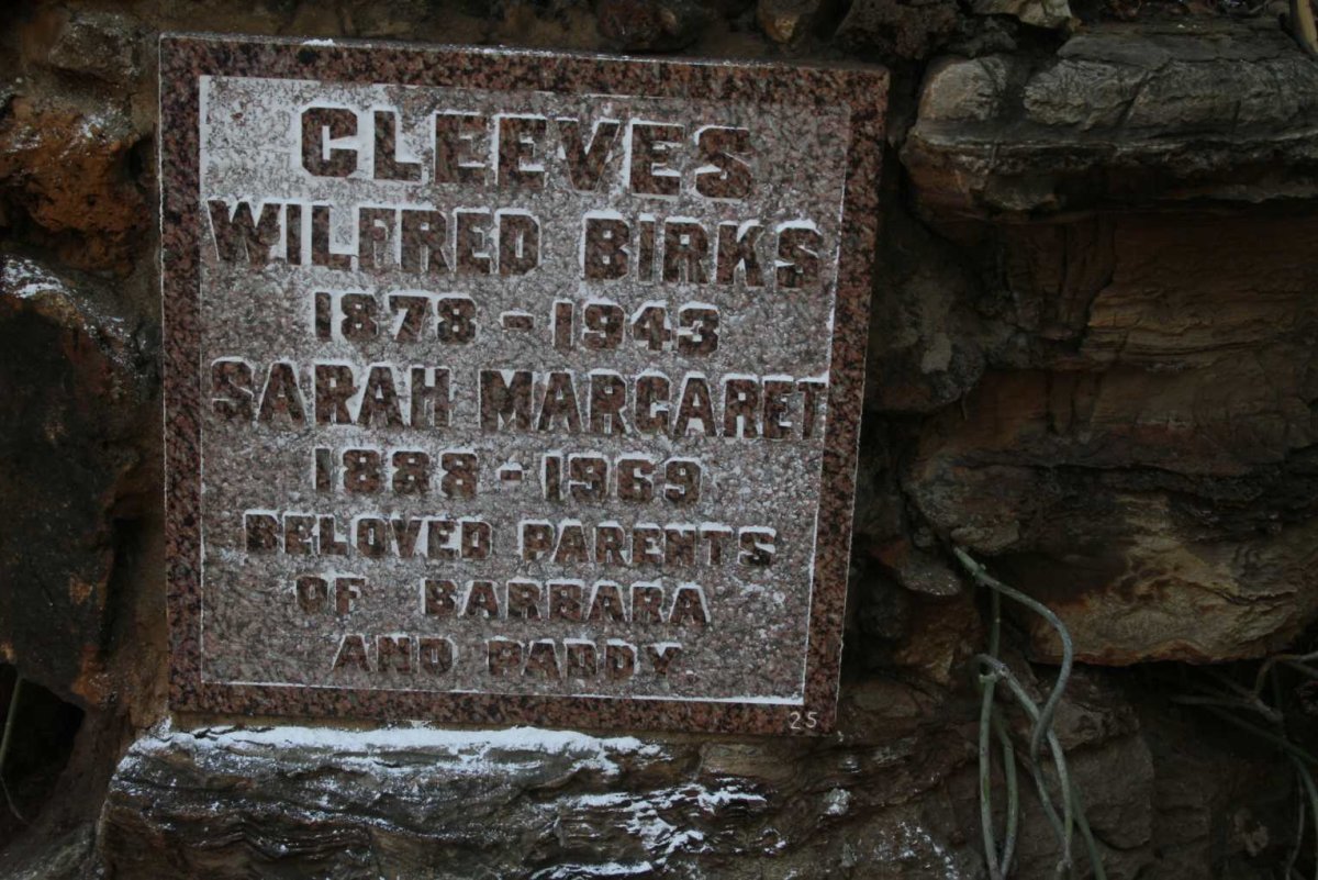 CLEEVES Wilfred Birks 1878-1943 & Sarah Margaret 1888-1969