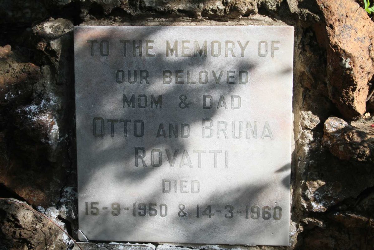 ROVATTI Otto -1950 & Bruna -1960