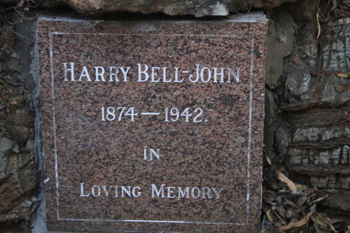 JOHN Harry, BELL- 1874-1942