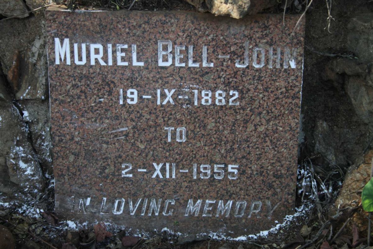 JOHN Muriel, BELL- 1882-1955