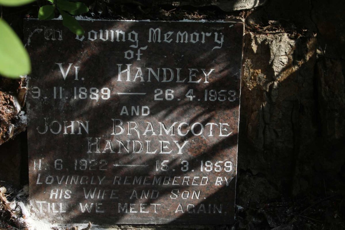 HANDLEY Vi. 1889-1953 :: HANDLEY John Bramcote 1922-1959