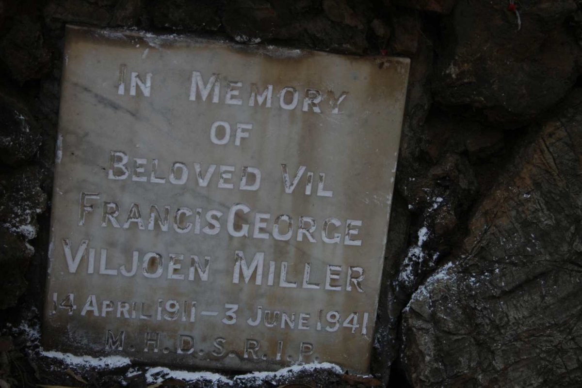 MILLER Francis George Viljoen 1911-1941