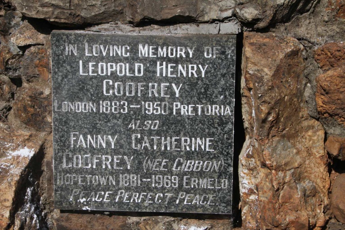 GODFREY Leopold Henry 1883-1950 & Fanny Catherine GIBBON 1881-1969