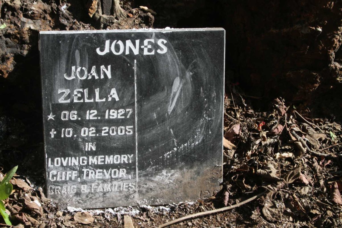 JONES Joan Zella 1927-2005