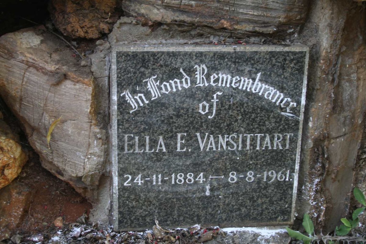 VANSITTART Ella E. 1884-1961 