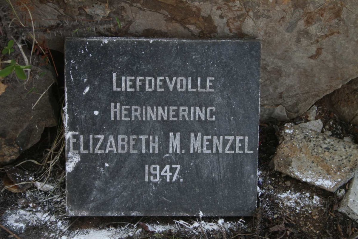 MENZEL Elizabeth M. -1947