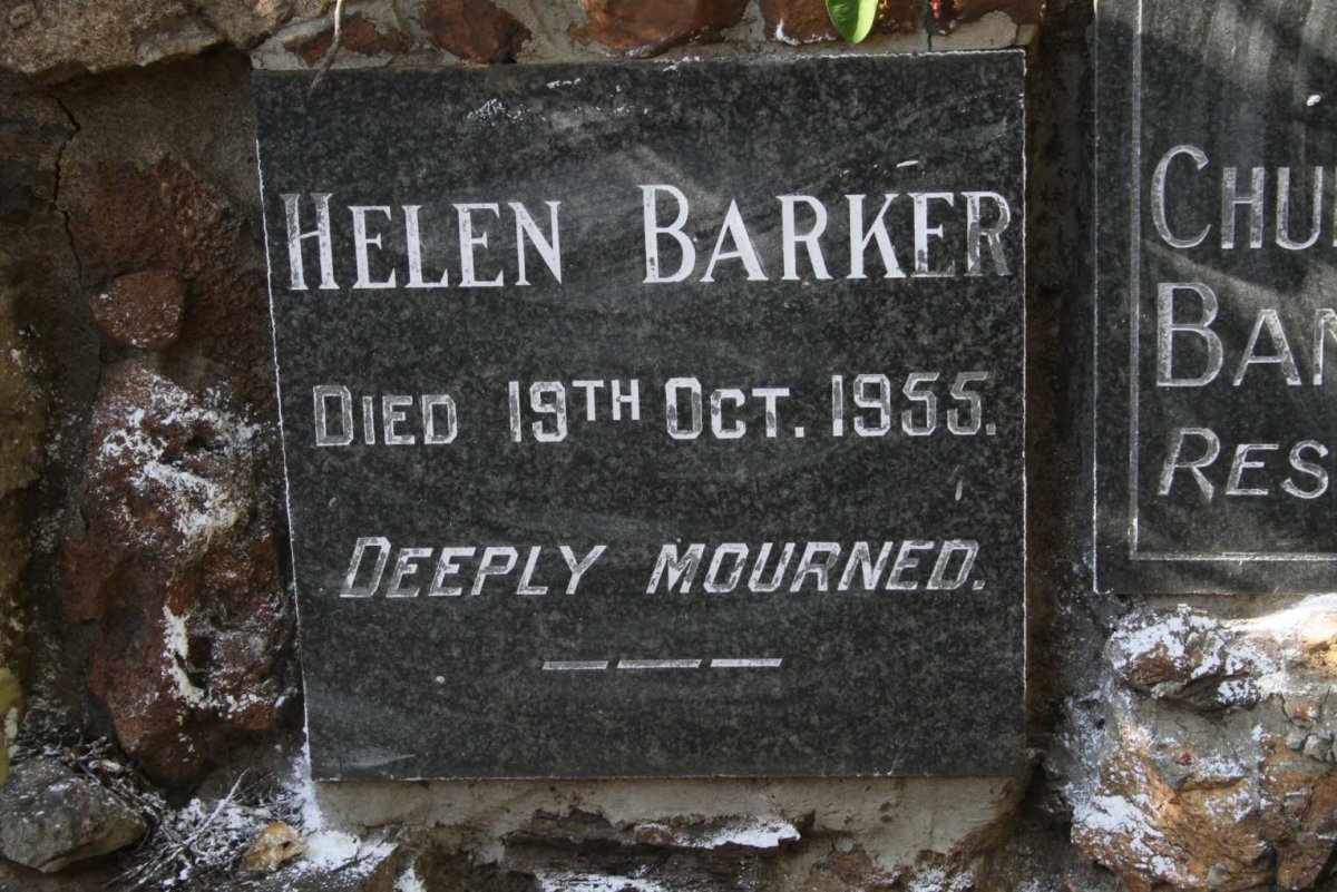 BARKER Helen -1955