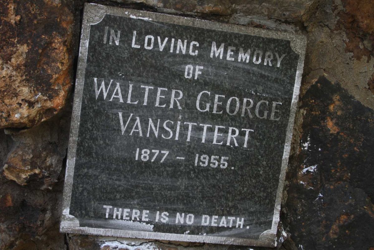 VANSITTERT Walter George 1877-1955