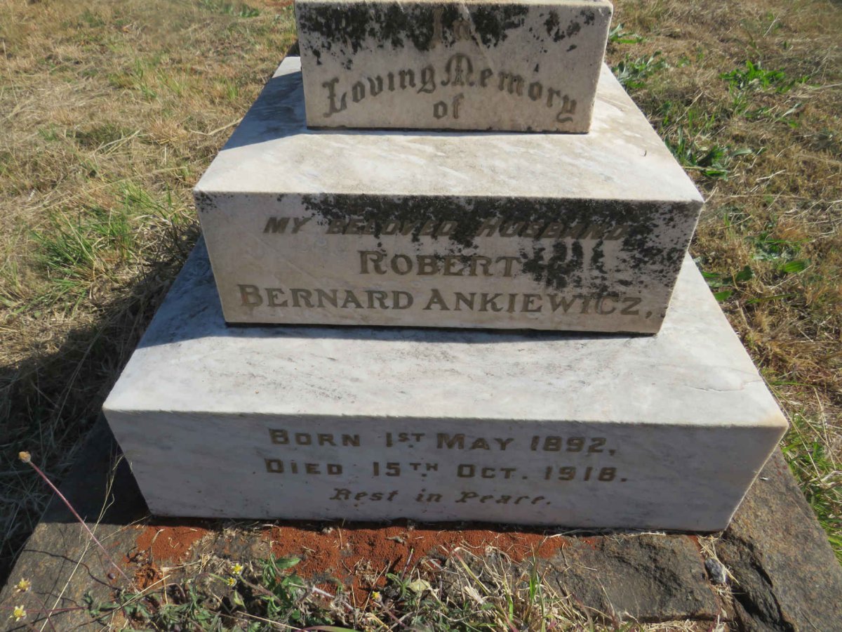 ANKIEWICZ Robert Bernard 1892-1918