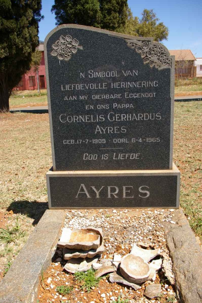 AYRES Cornelis Gerhardus 1909-1965
