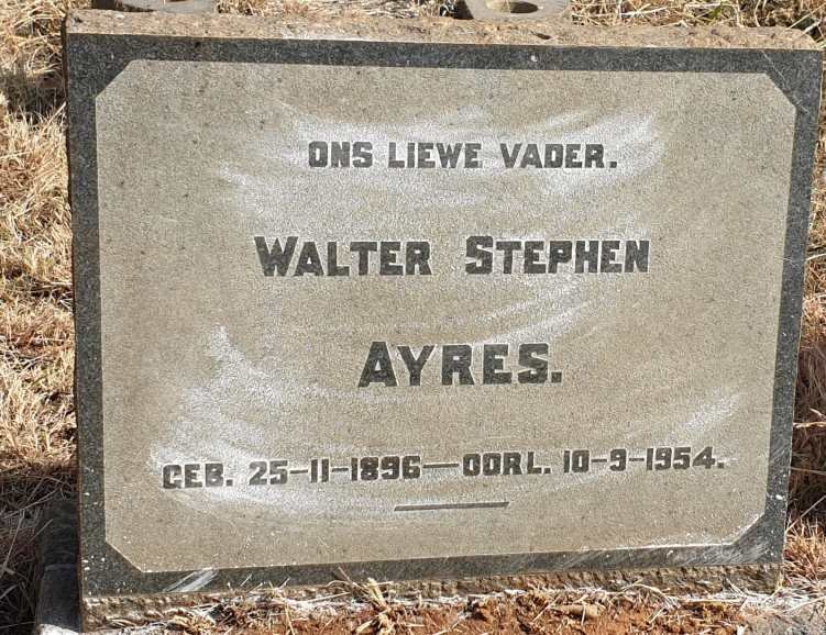 AYRES Walter Stephen 1896-1954