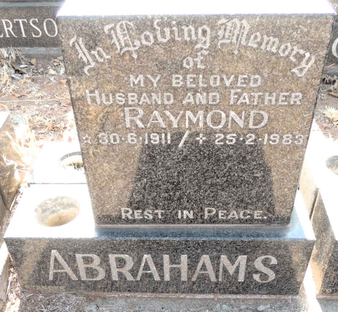 ABRAHAMS Raymond 1911-1983
