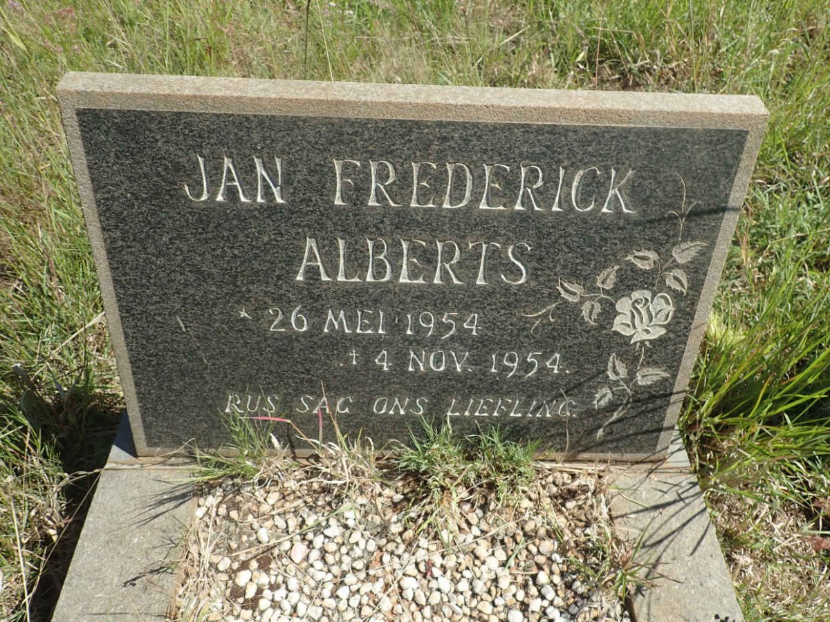 ALBERTS Jan Frederick 1954-1954