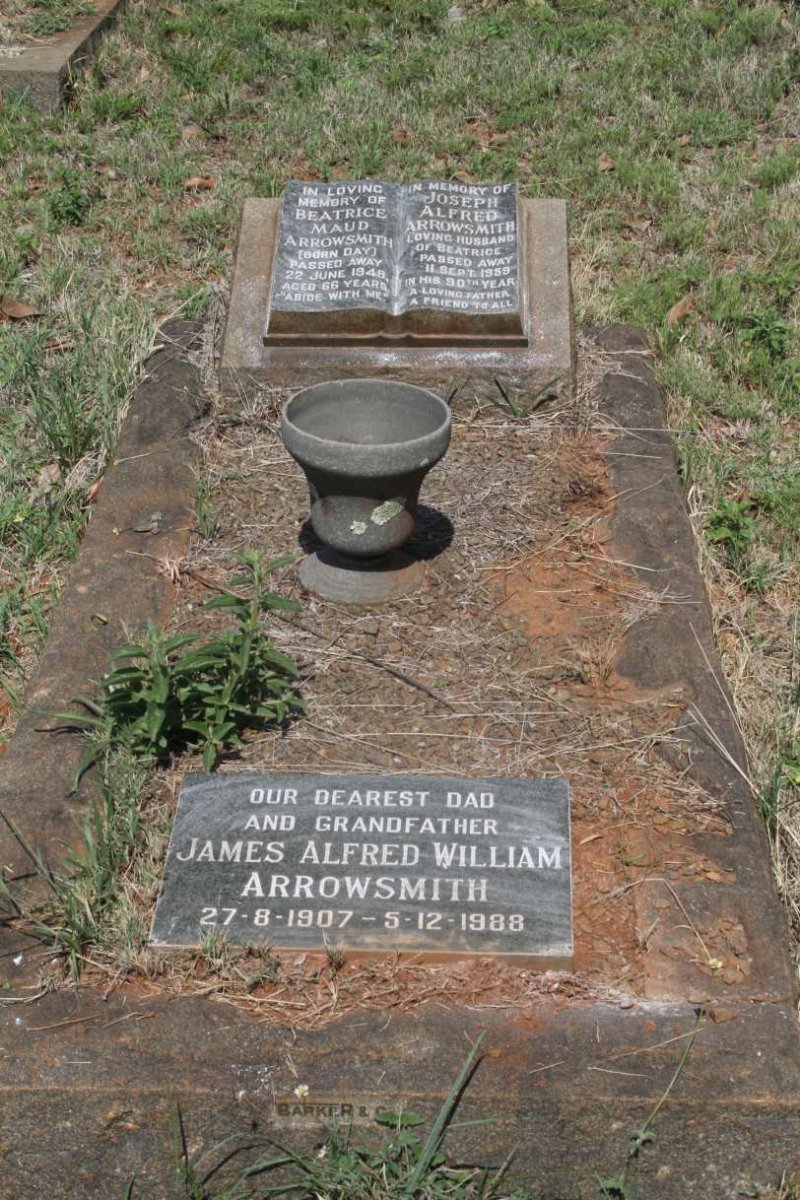 ARROWSMITH Joseph Alfred -1959 & Beatrice Maud DAY -1948 :: ARROWSMITH James Alfred William 1907-1988_1