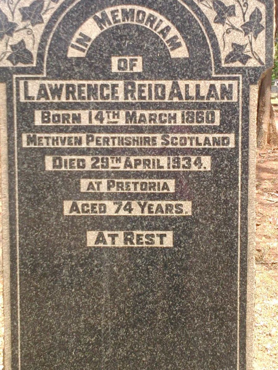 ALLAN Lawrence Reid 1860-1934