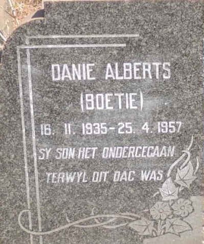ALBERTS Danie 1935-1957