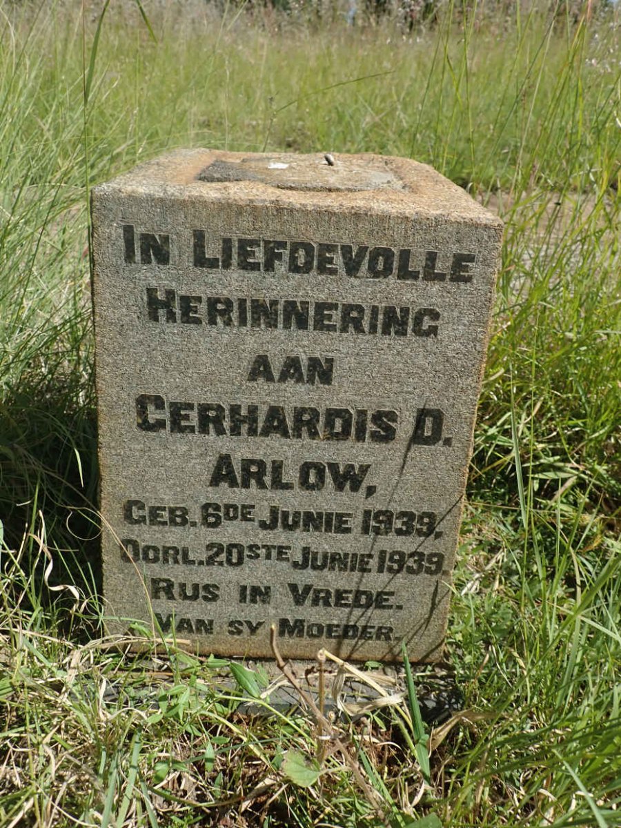 ARLOW Gerhardis D. 1939-1939
