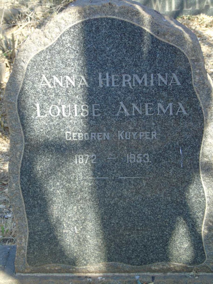 ANEMA Anna Hermina Louise nee KUYPER 1872-1953
