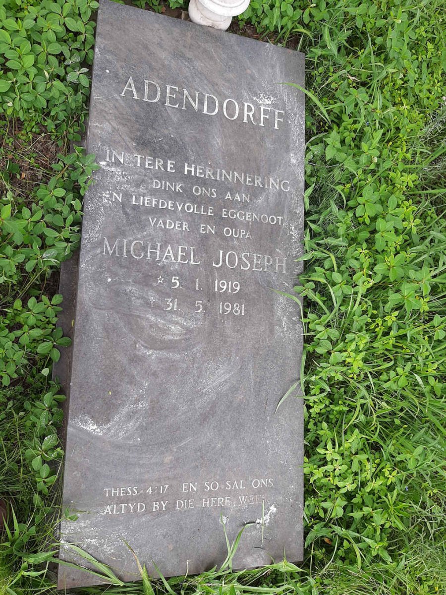 ADENDORFF Michael Joseph 1919-1981