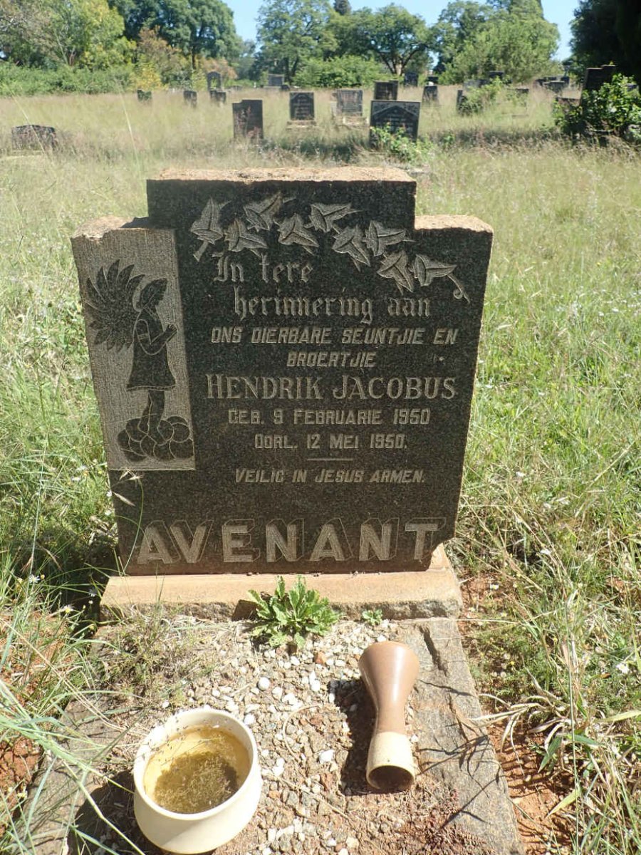 AVENANT Hendrik Jacobus 1950-1950