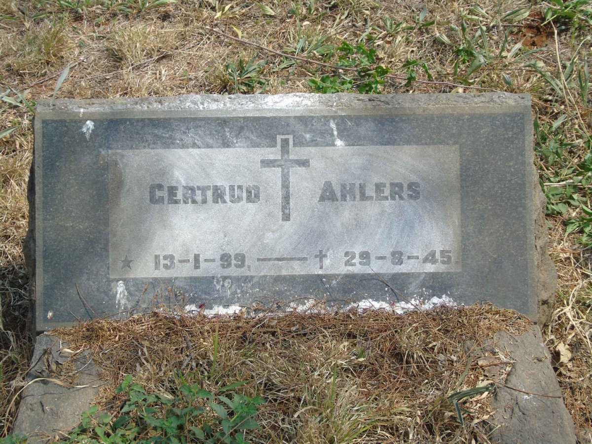 AHLERS Gertrud 1899-1945