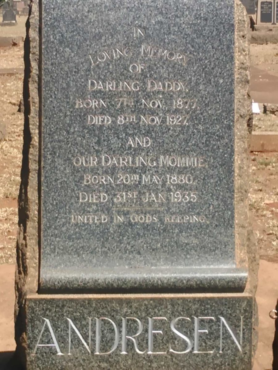 ANDRESEN 1877-1927 &amp; 1880-1935
