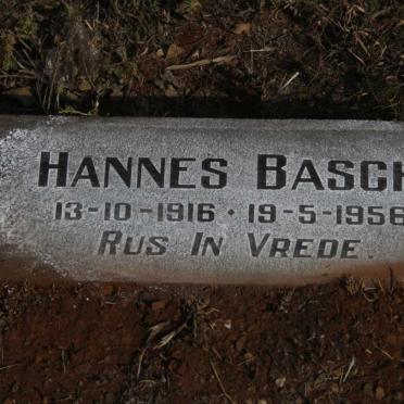 BASCH Hannes 1916-1956