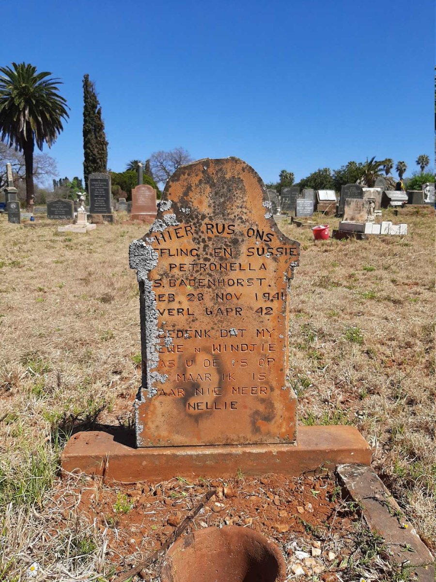 BADENHORST Petronella S. 1941-1942