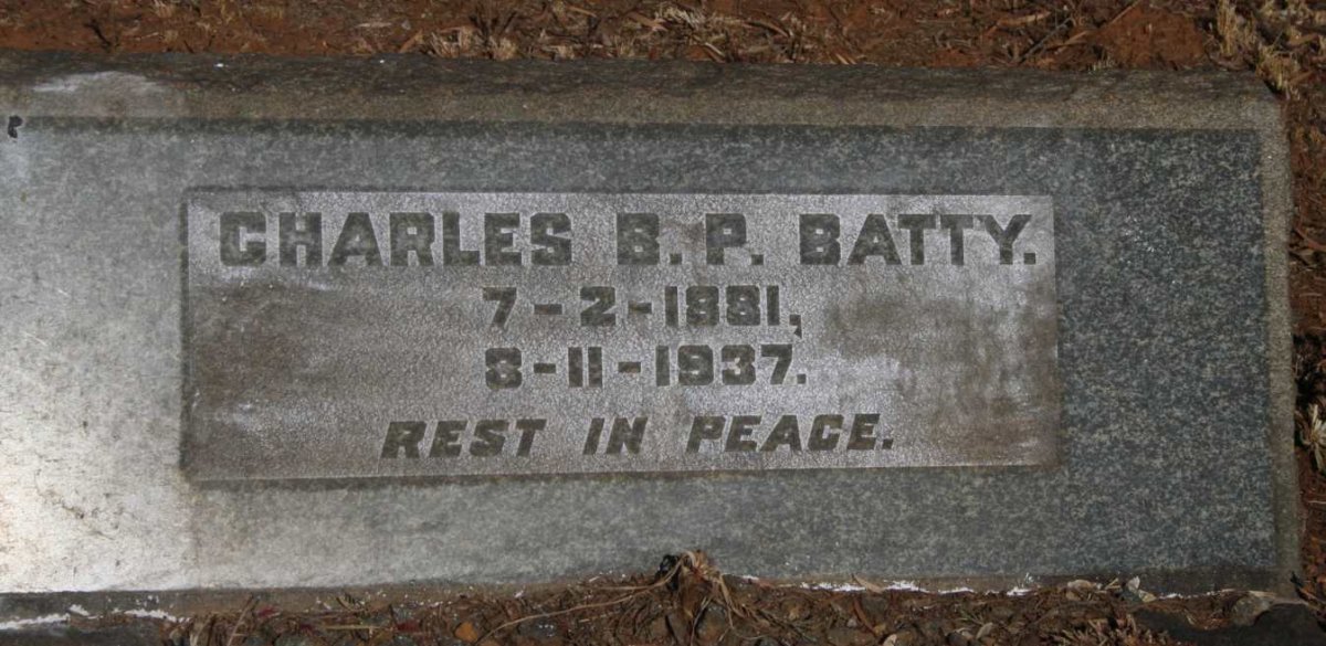 BATTY Charles B.P. 1881-1937
