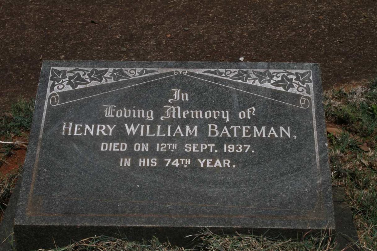 BATEMAN Henry William -1937 