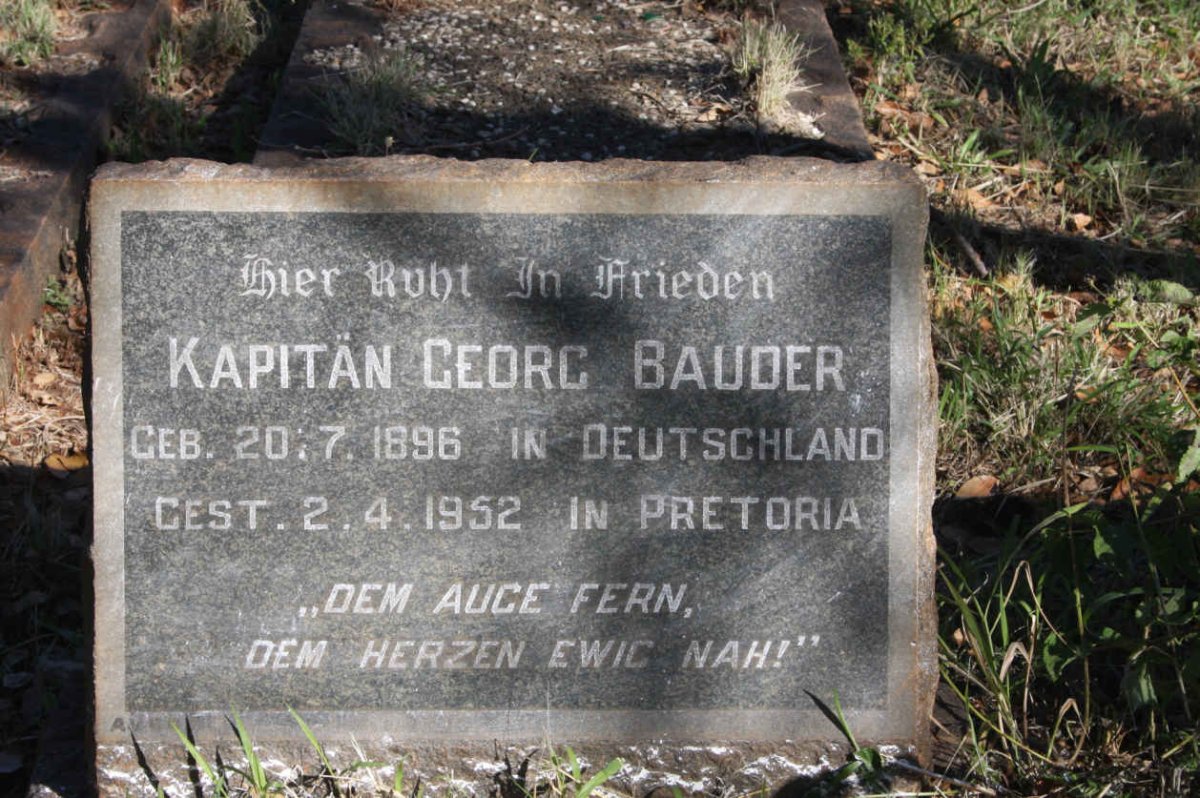 BAUDER Georg 1896-1952