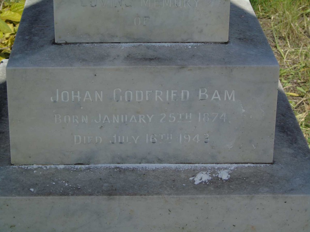 BAM Johan Godfried 1874-1943