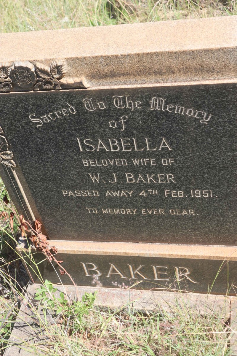 BAKER Isabella -1951